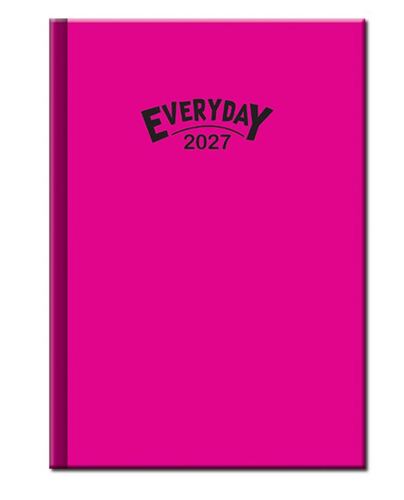 Diáre Denný diár A5 - Everyday COLORS cyklámenový 2027