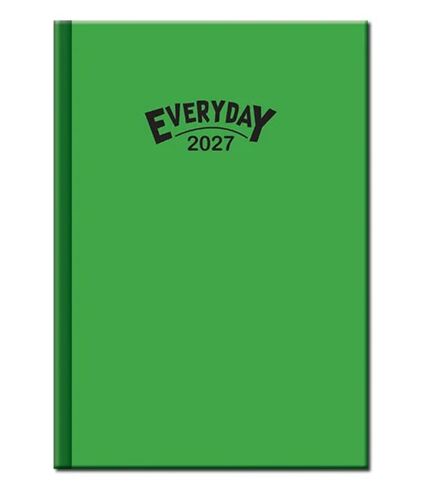 Diáre Denný diár A5 - Everyday COLORS zelený 2027