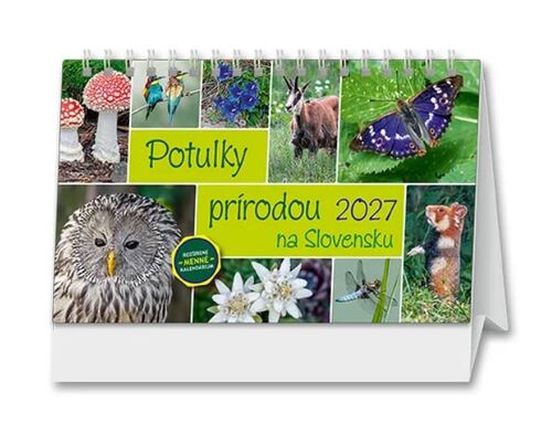 Stolové kalendáre Potulky prírodou na Slovensku 2027