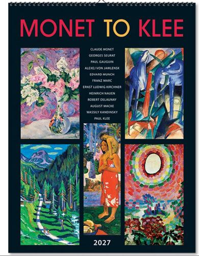 Nástenné kalendáre Monet to Klee 2027