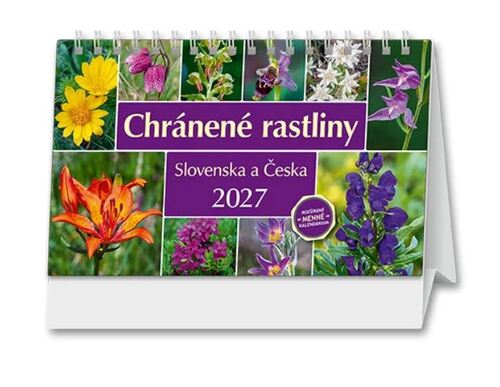 Stolové kalendáre Chránené rastliny Slovenska a Česka 2027