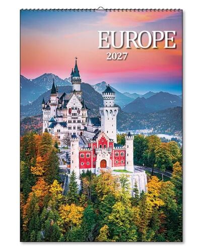 Nástenné kalendáre Europe 2027