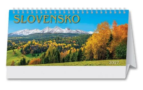 Stolové kalendáre Slovensko stĺpcové 2027