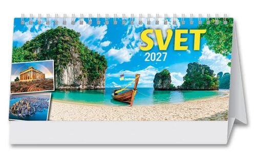 Stolové kalendáre Svet 2027