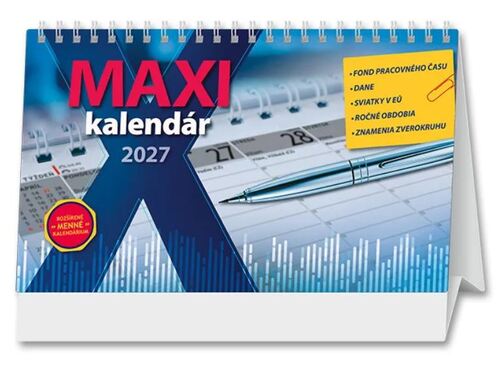 Stolové kalendáre Maxi kalendár 2027