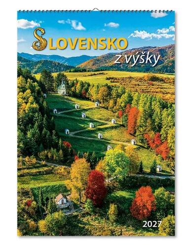 Nástenné kalendáre Slovensko z výšky 2027