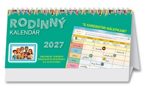 Stolové kalendáre Rodinný kalendár 2027