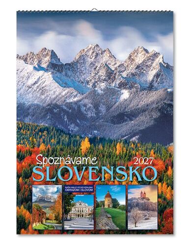 Nástenné kalendáre Spoznávame Slovensko 2027