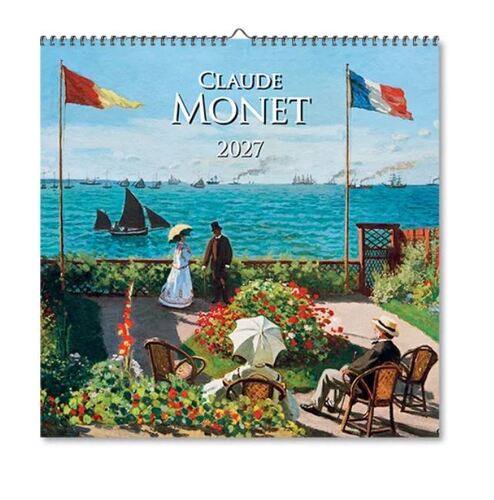 Nástenné kalendáre Claude Monet štvorec 2027