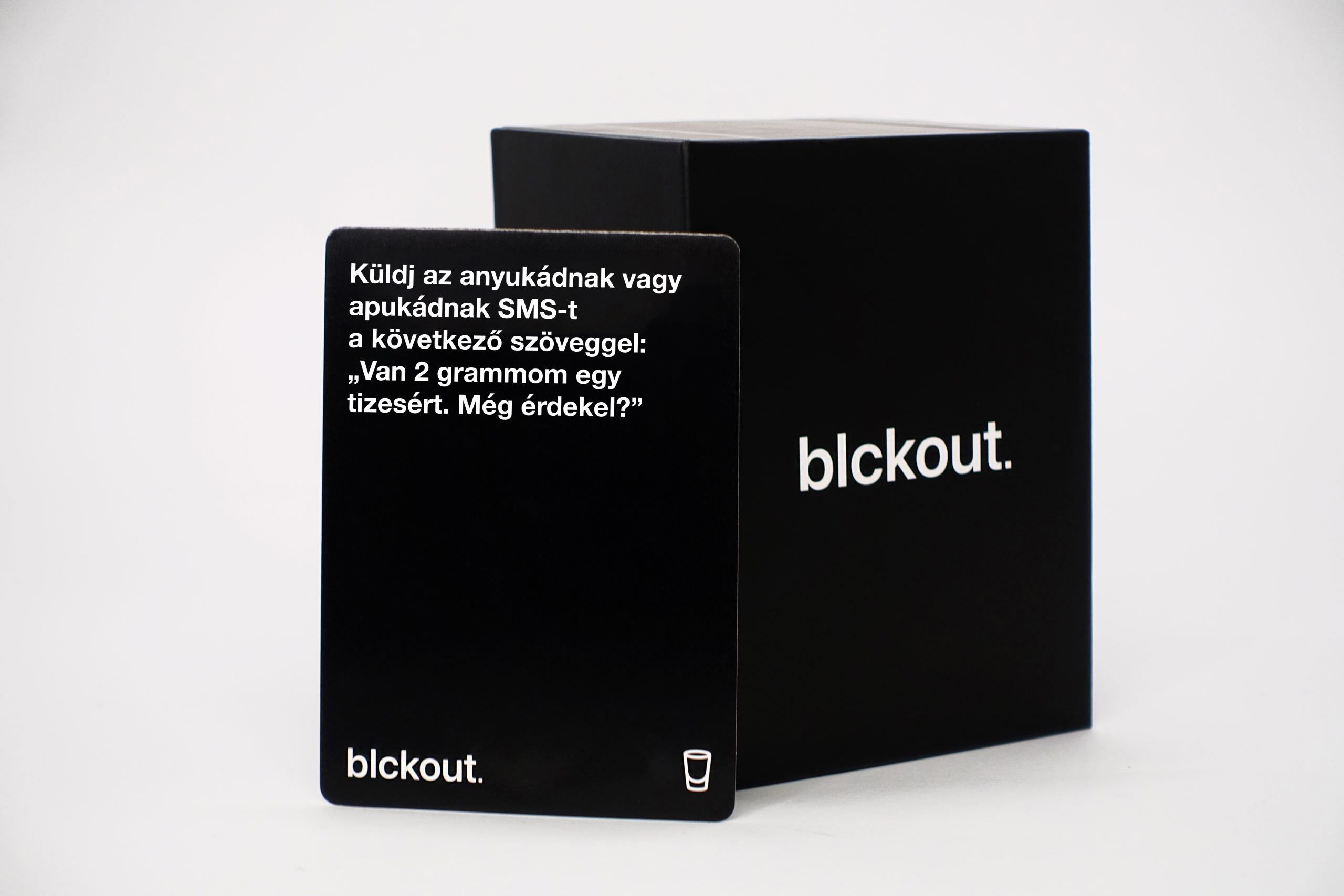 Kártyajáték Blckout (hra v maďarčine) 18+
