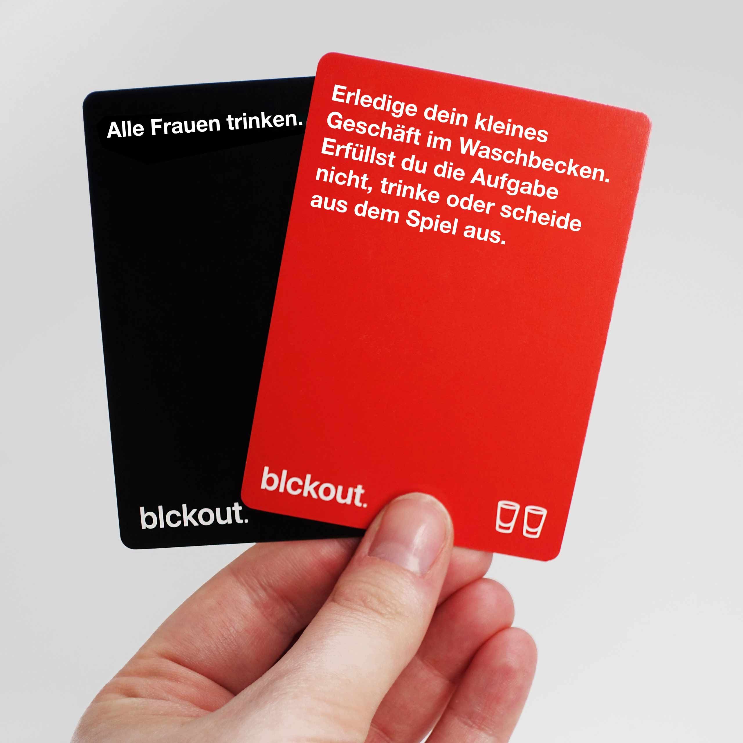 Kartenspiel Blckout (hra v nemčine) 18+