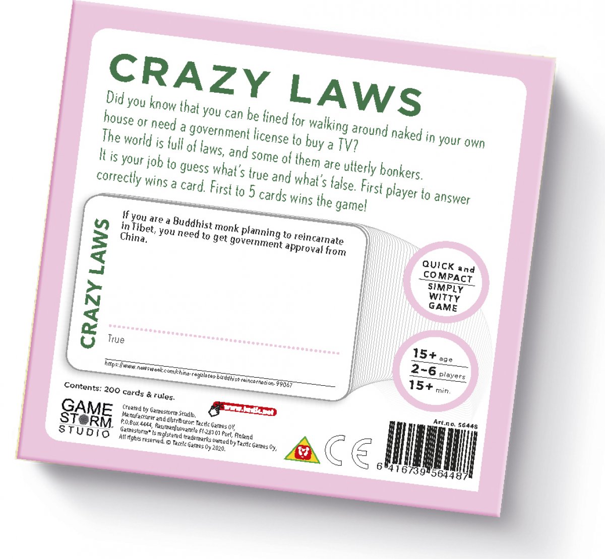 Hra Crazy Laws (hra v angličtine)