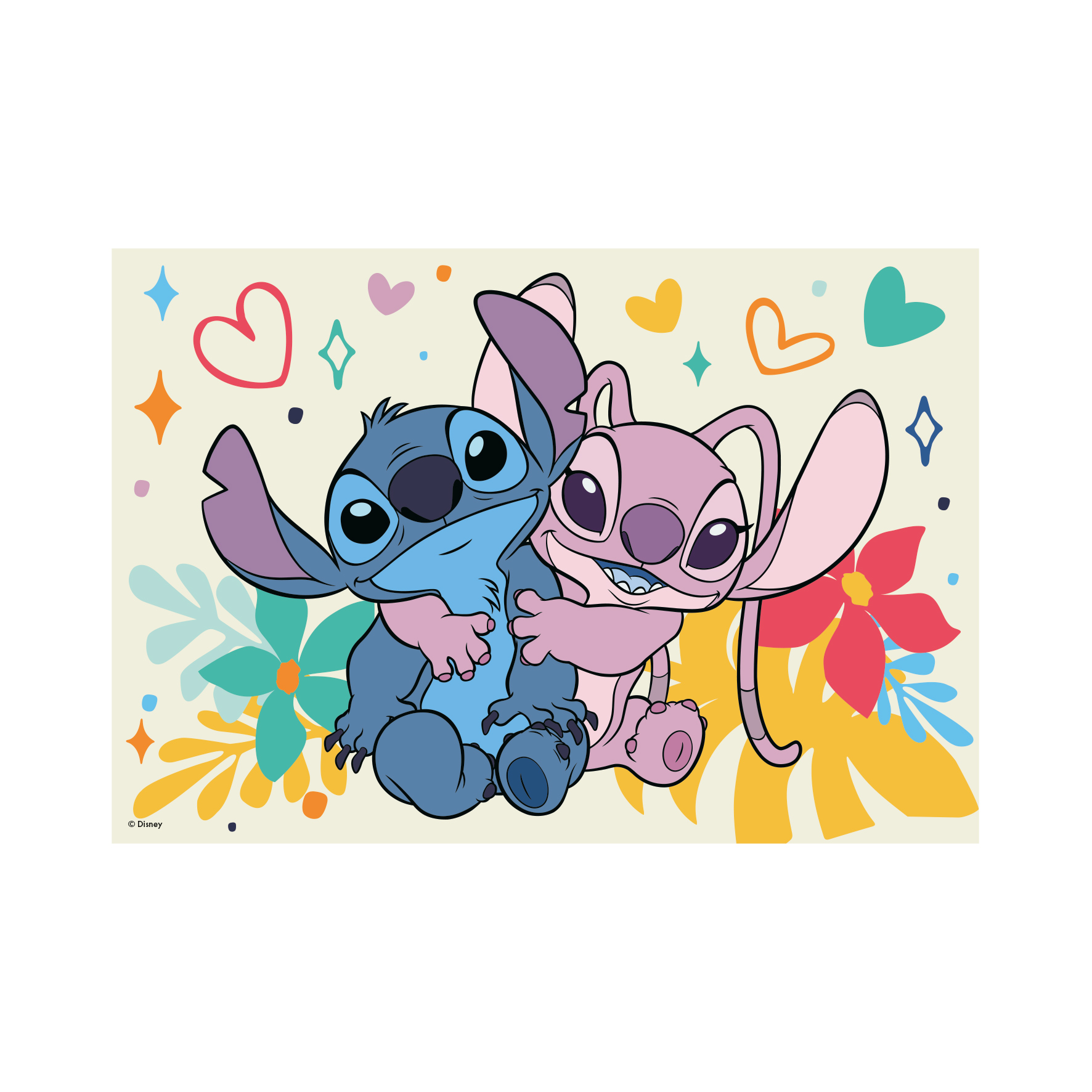 Puzzle Stitch a Angel 24 Dino FSC