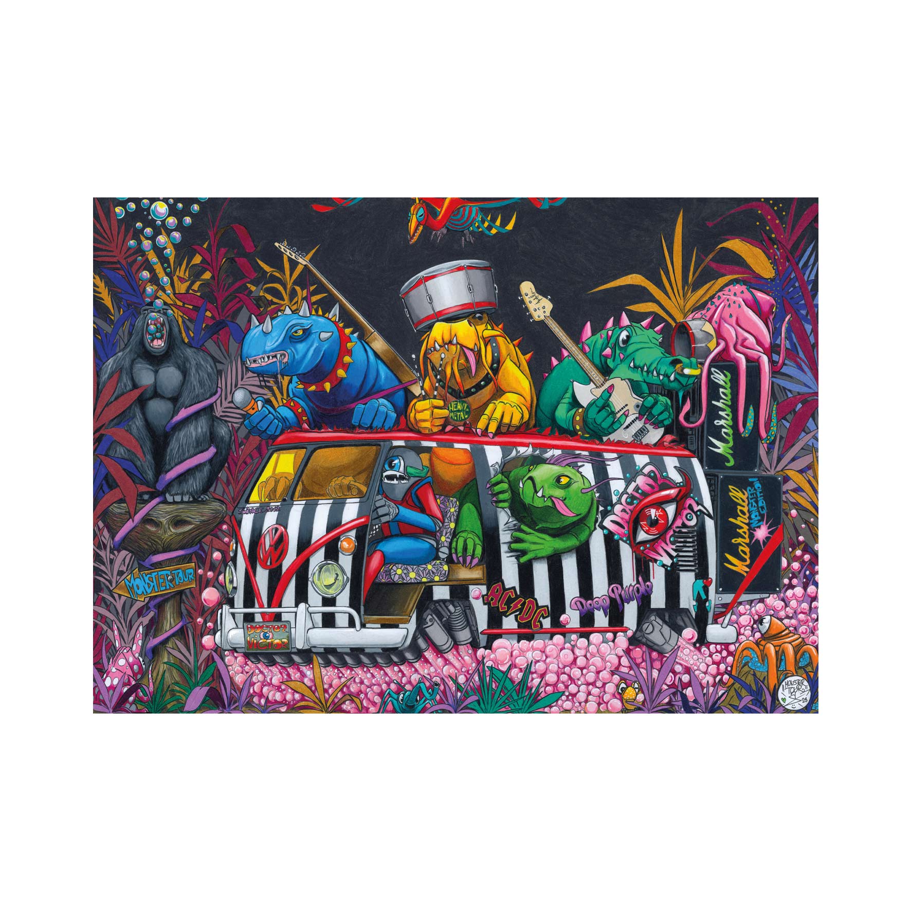 Puzzle Príšerky 1000 Dino