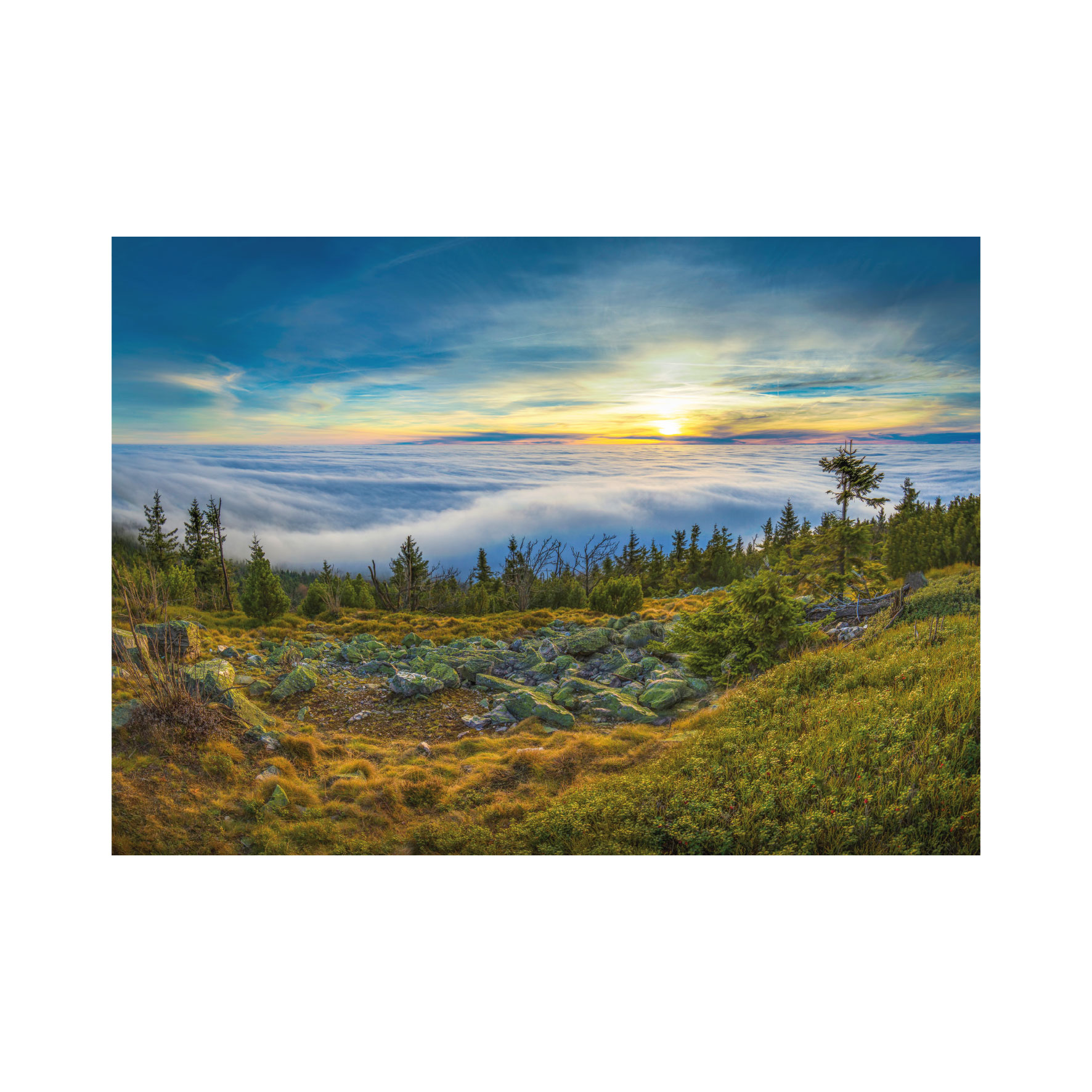 Puzzle Pohľad z Ještědu 1000 Dino
