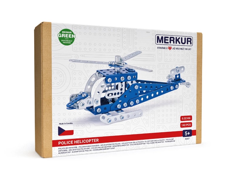 Stavebnica Merkur Helikoptéra, 142 dielov