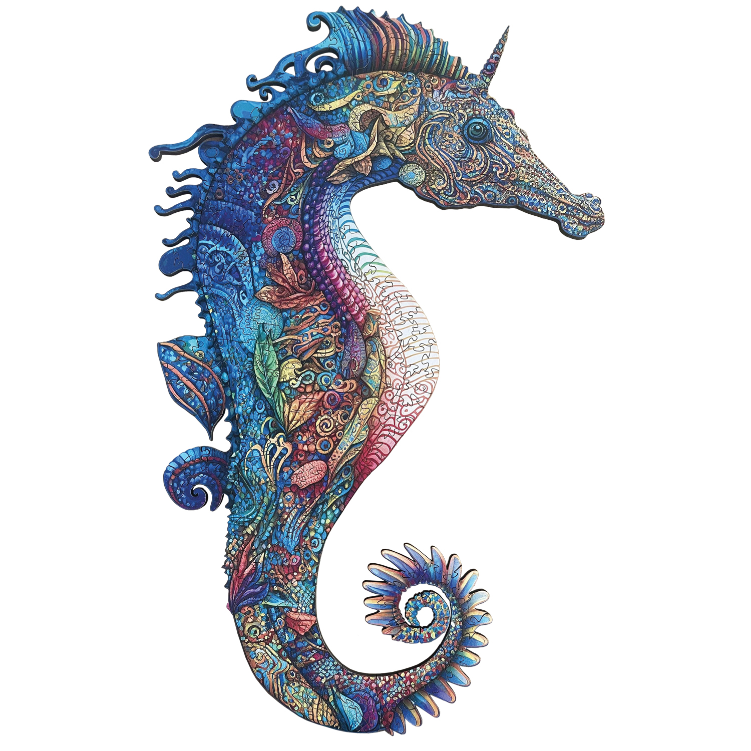 Drevené puzzle Hippocampus Japonicus A3