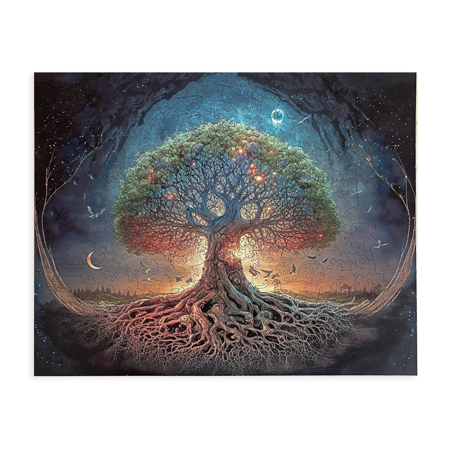 Drevené puzzle Strom života l. A3