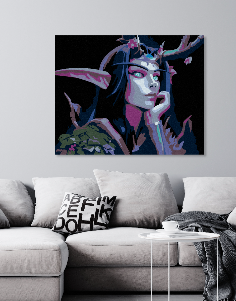 Maľovanie podľa čísel Nočný Elf 40x50cm Zuty