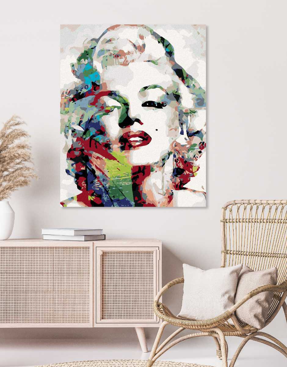 Maľovanie podľa čísel Marilyn Monroe 40x50cm Zuty