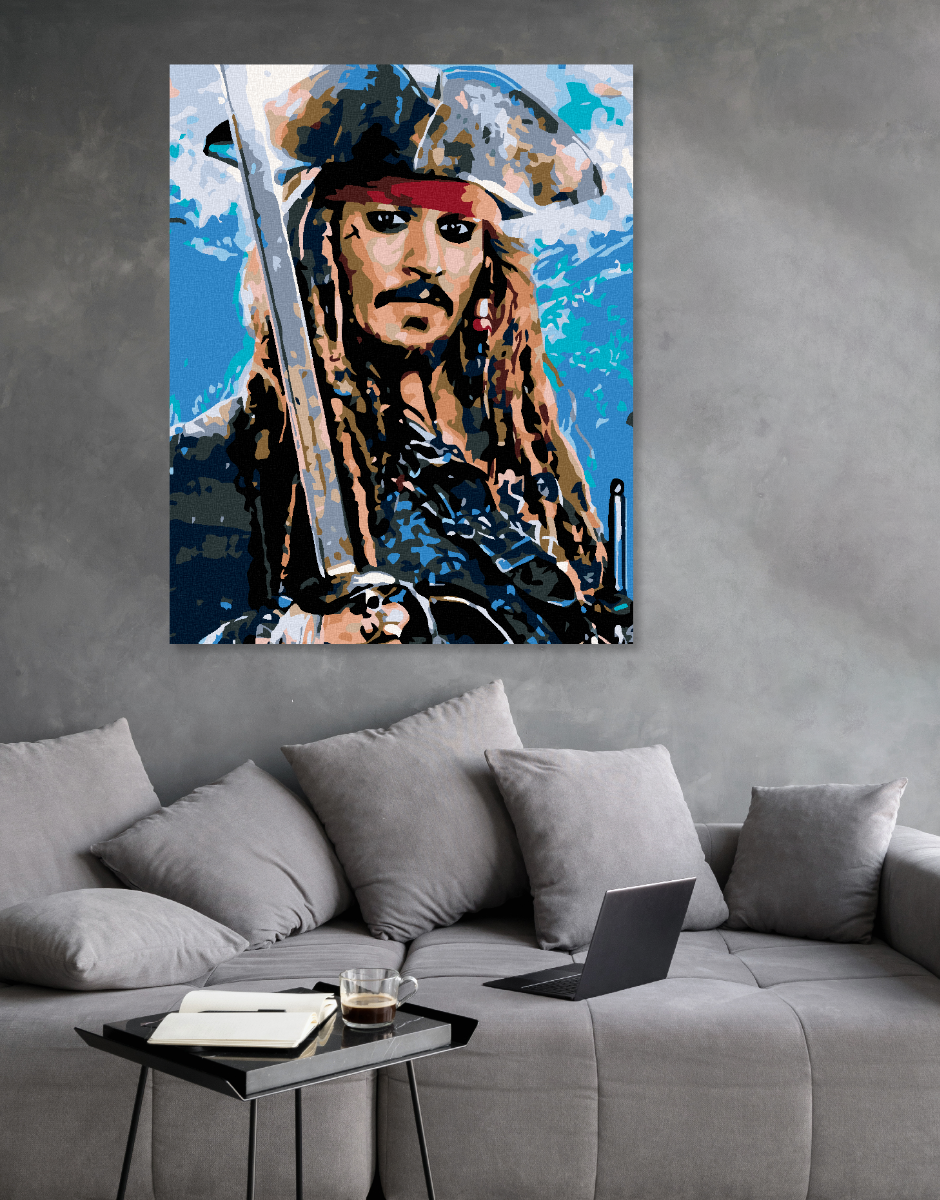 Maľovanie podľa čísel Jack Sparrow 40x50cm Zuty