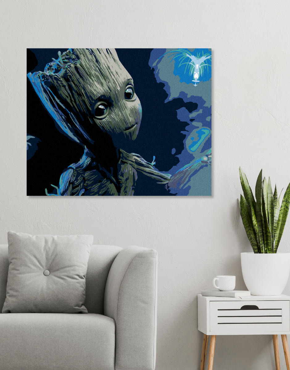 Maľovanie podľa čísel Groot 40x50cm Zuty