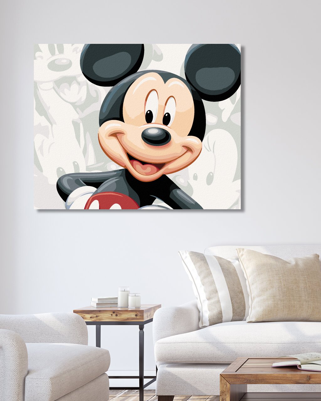 Maľovanie podľa čísel Mickey Mouse: Plagát 40x50cm Zuty