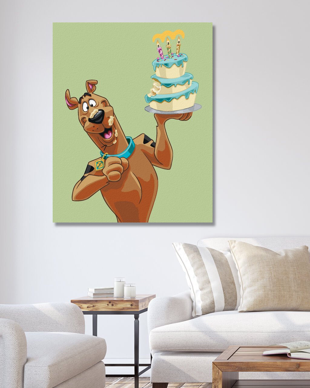 Maľovanie podľa čísel Simpsonovci na gauči 40x50cm Zuty