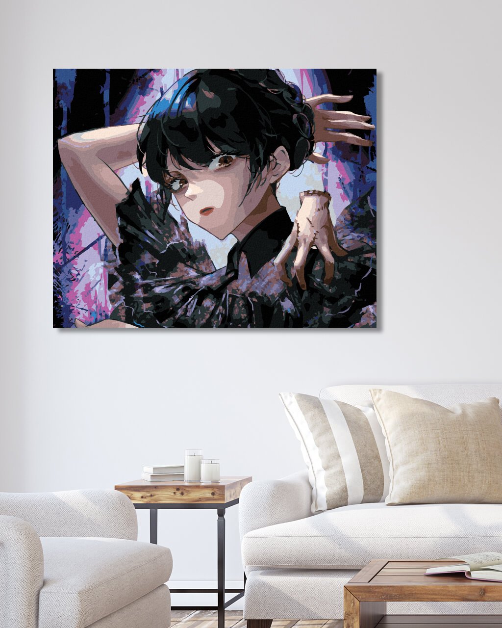 Maľovanie podľa čísel Wednesday Anime 40x50cm Zuty
