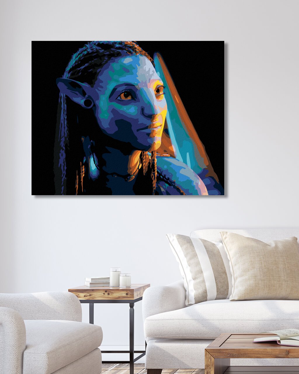 Maľovanie podľa čísel Avatar: Neytiri 40x50cm Zuty