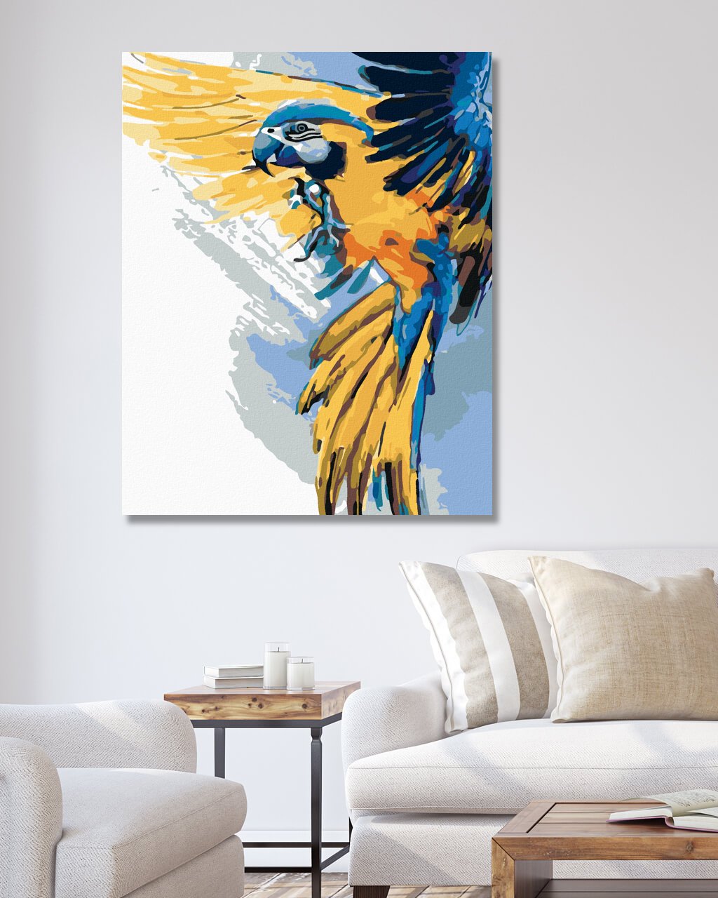 Maľovanie podľa čísel Papagáj 40x50cm Zuty