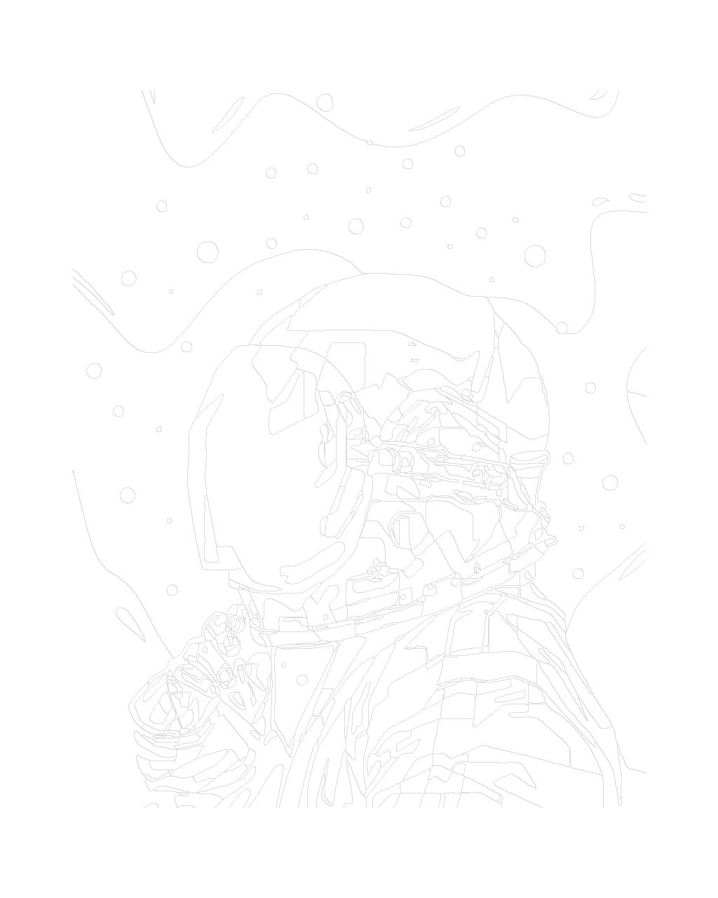 Maľovanie podľa čísel Astronaut 40x50cm Zuty