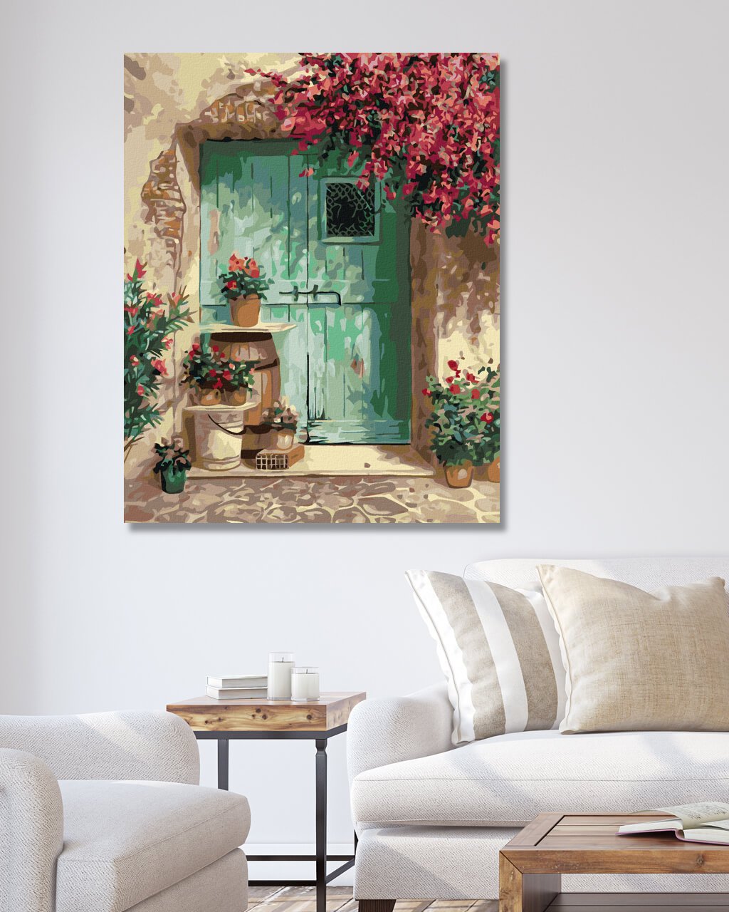 Maľovanie podľa čísel Staré dvere v Grécku 40x50cm Zuty