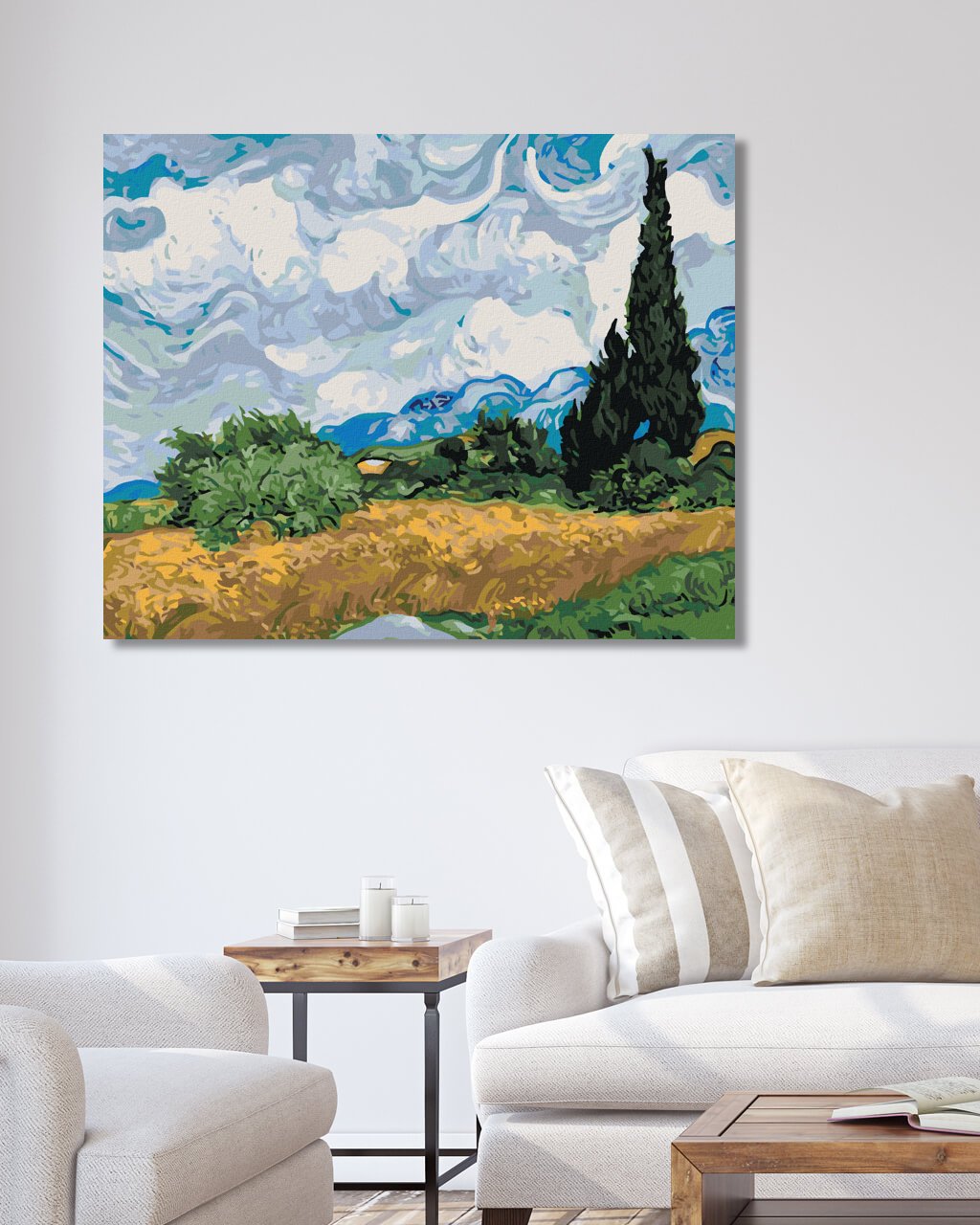 Maľovanie podľa čísel Scenéria od Gogha 40x50cm Zuty