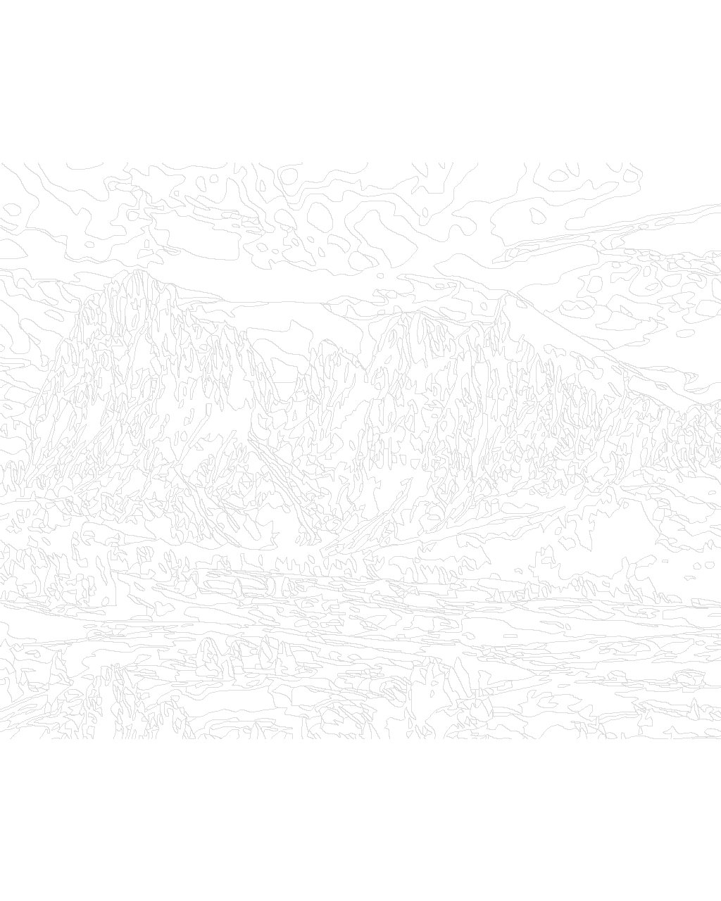 Maľovanie podľa čísel Pole a hory 40x50cm Zuty