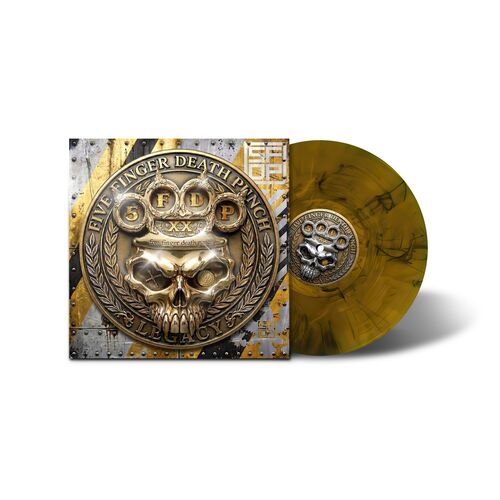 Five Finger Death Punch - Legacy (Amber Wave + Poster) LP