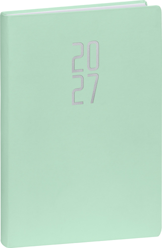 NOTIQUE Denný diár Ponza 2027, mentolový, 15 x 21 cm