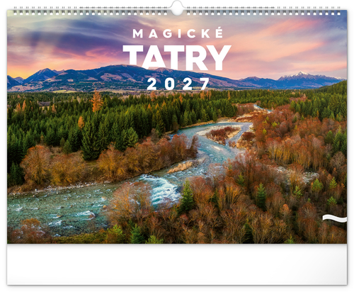 NOTIQUE Nástenný kalendár Magické Tatry 2027, 48 x 33 cm