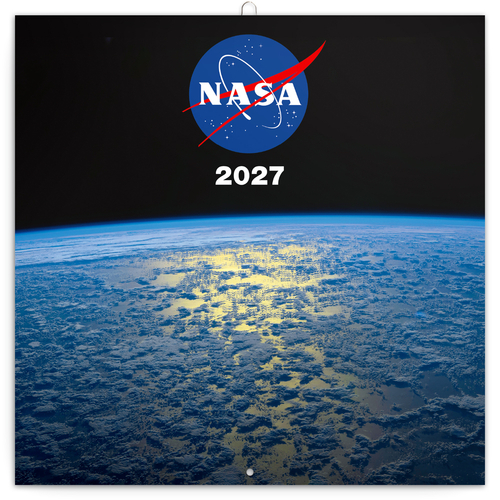 NOTIQUE Poznámkový kalendár NASA 2027, 30 x 30 cm