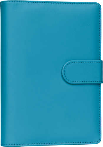 NOTIQUE Refill – Týždenný krúžkový diár s vymeniteľnými listami 2027, tyrkysový, 12,5 x 19 cm