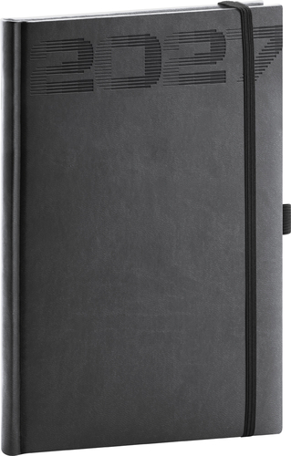NOTIQUE Týždenný diár Aprint Top 2027, černý, 15 x 21 cm