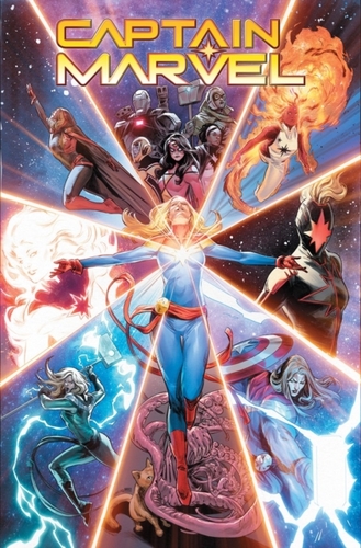 Captain Marvel: Highest, Furthest, Fastest Omnibus Carmen Carnero Cover