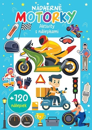 Nádherné motorky +120 nálepiek