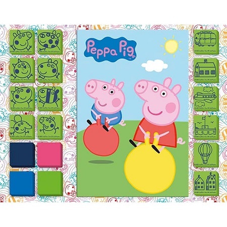 Zábavné pečiatkovanie Prasiatko Peppa