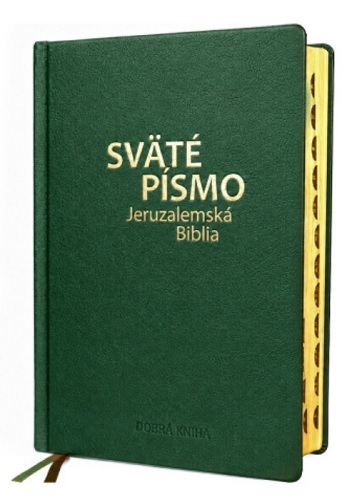 Sväté písmo - Jeruzalemská Biblia (veľký formát) zelená obálka so zlatorezom