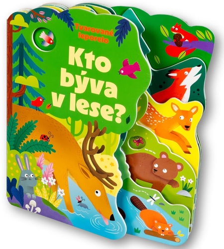 Tvarované leporelo: Kto býva v lese?
