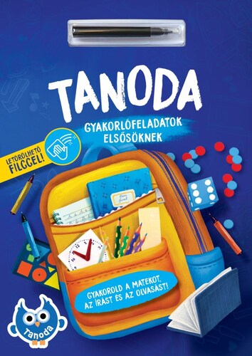 Tanoda letörölhető filccel - elsősöknek