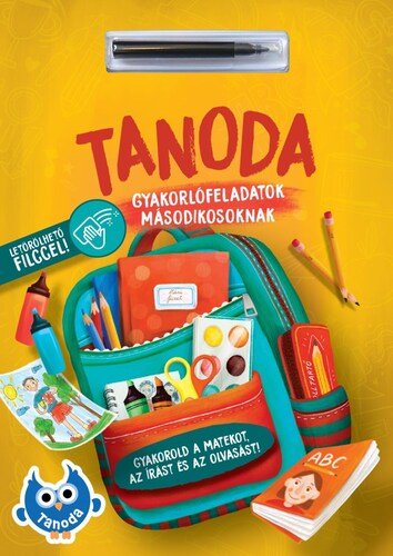 Tanoda letörölhető filccel - másodikosoknak