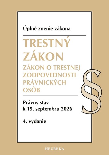 Trestný zákon. 4. vyd., 8/2026