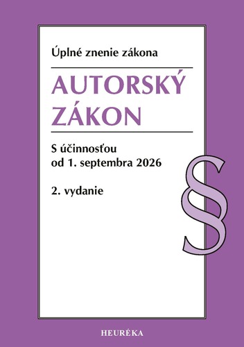 Autorský zákon. 2. vyd., 8/2026